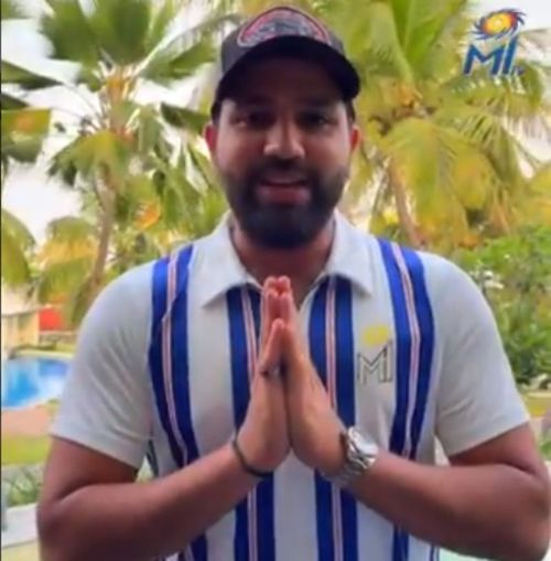 Rohit Sharma. Pic: Mumbai Indians/ Twitter