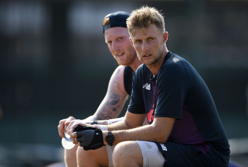 Ben Stokes and Joe Root of the England cricket team