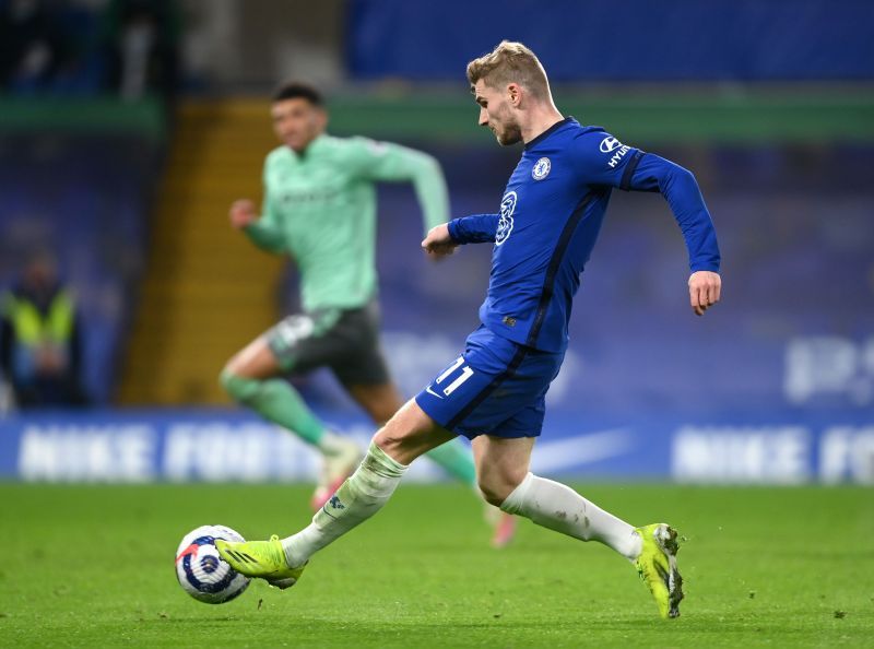 Timo Werner in action for Chelsea