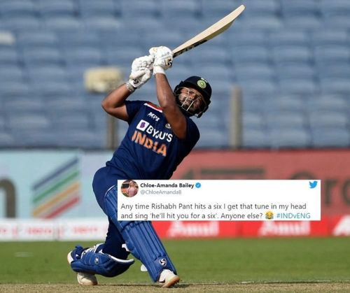 Rishabh Pant registered his highest ODI score against England.