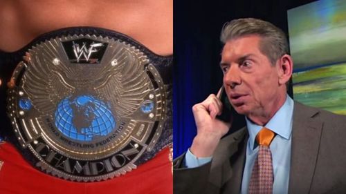 The WWF Championship in 2000, and Vince McMahon.