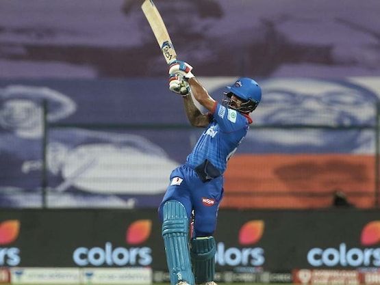 Shikhar Dhawan bats for Delhi in an IPL game Source:BCCI/IPL