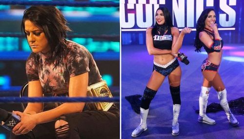 Bayley reacts to Billie Kay and Peyton Royce's WWE releases