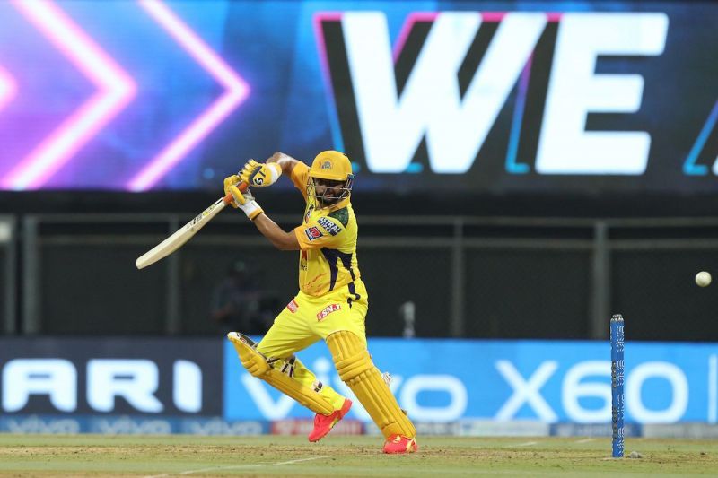 Suresh Raina in action against the Delhi Capitals in Mumbai. (Image: IPL Twitter)