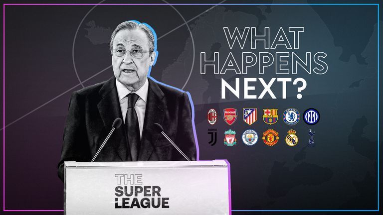 Florentino Perez, Chairman of Super League and the mastermind behind the project