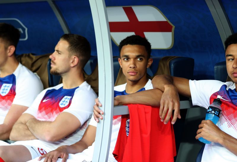 Trent Alexander-Arnold representing England.