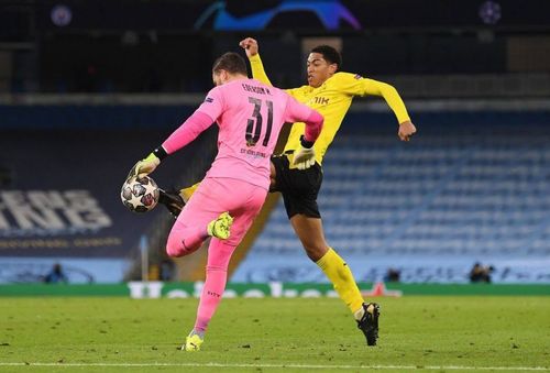 Manchester City beat Dortmund 2-1 in the first leg of the Champions League quarter-final