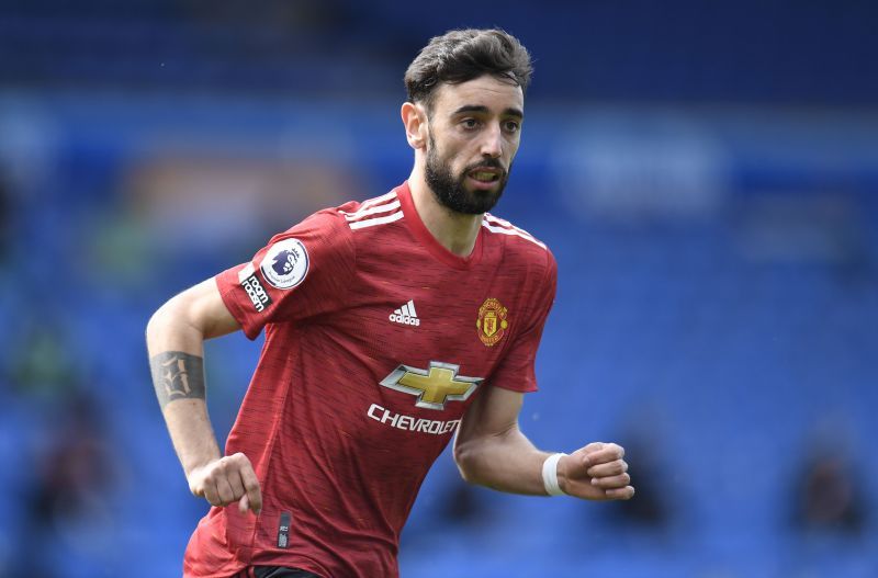 Manchester United midfielder Bruno Fernandes (Photo by Peter Powell - Pool/Getty Images)