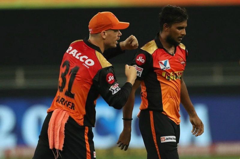 T Natarajan was the go-to man for David Warner in IPL 2020.