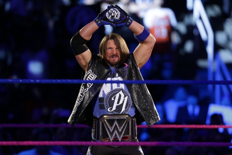 AJ Styles as WWE Champion on SmackDown