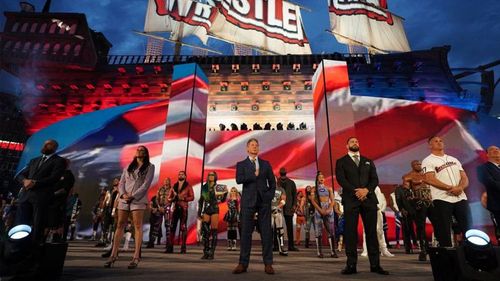 WrestleMania 37 Night One emanated from Raymond James Stadium in Tampa Bay, Florida