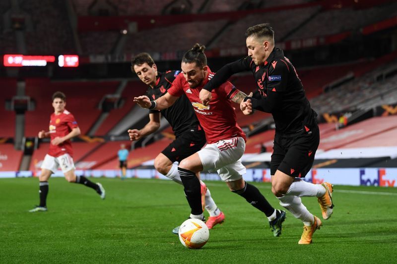 Alex Telles has failed to establish himself at Man Utd. (Photo by Laurence Griffiths/Getty Images)