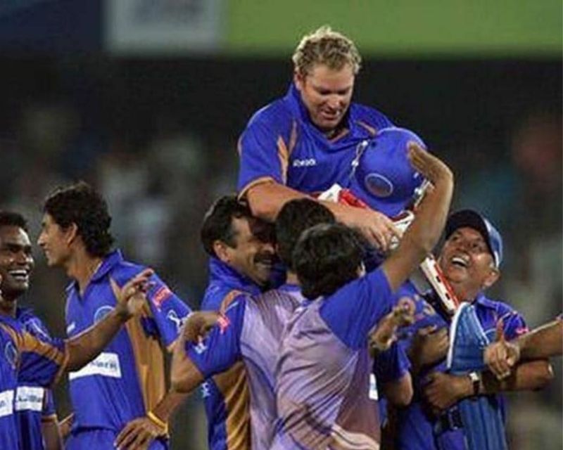 Shane Warne led Rajasthan Royals to victory in IPL 2008