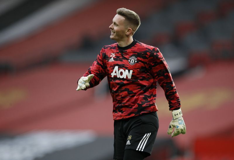 Dean Henderson before a Manchester United game