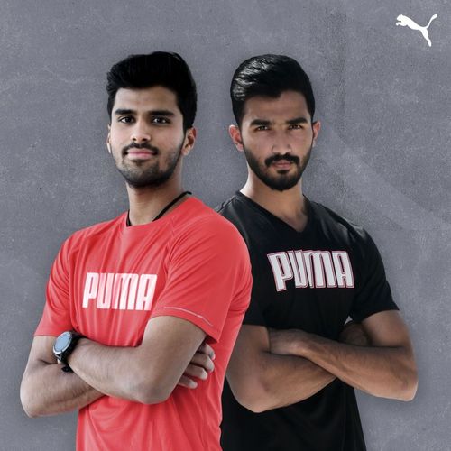 Washington Sundar (L) and Devdutt Padikkal have signed up with PUMA