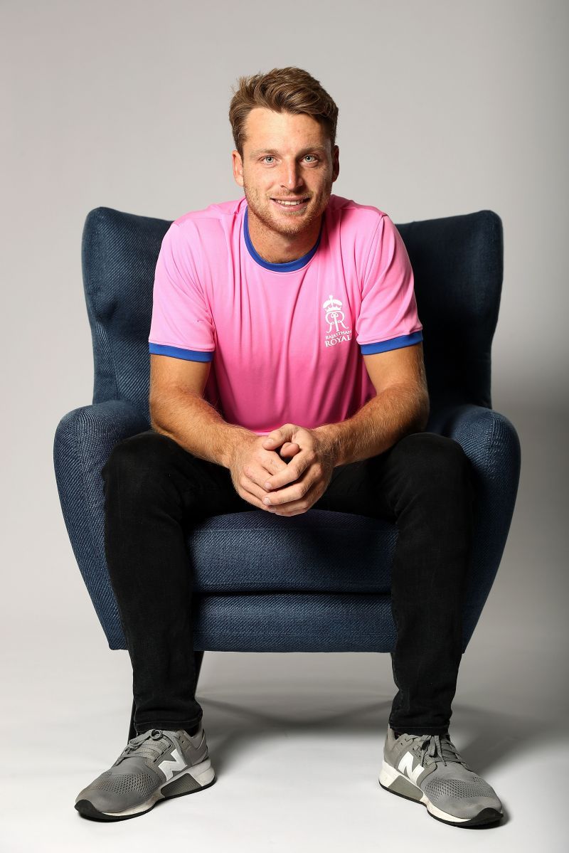 Jos Buttler during a Rajasthan Royals Shoot