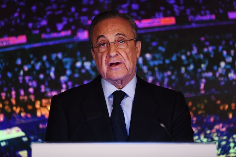 Florentino Perez has backed the idea for a European Super League for a long time. (Photo by Denis Doyle/Getty Images)