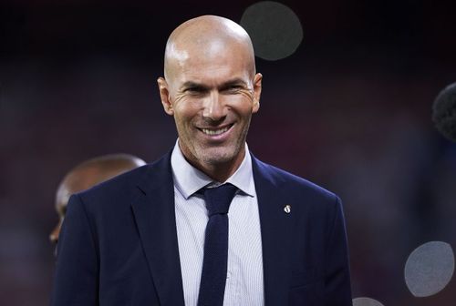 Real Madrid manager Zinedine Zidane