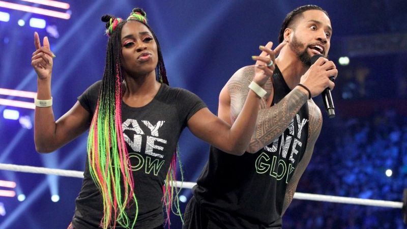 Jimmy Uso and Naomi