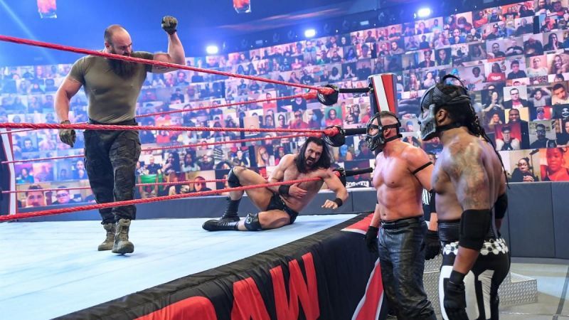 T-Bar and Mace defeated Braun Strowman and Drew McIntyre.