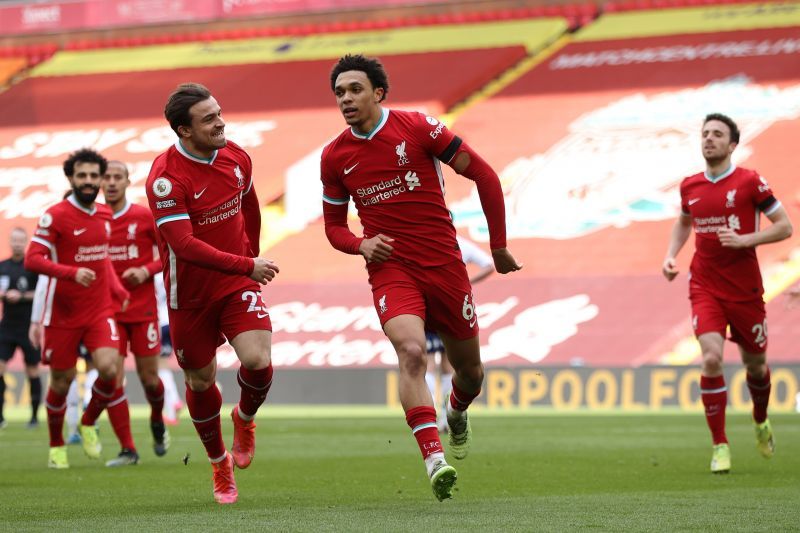 Liverpool scored a late winner against Aston Villa to move into the top four.