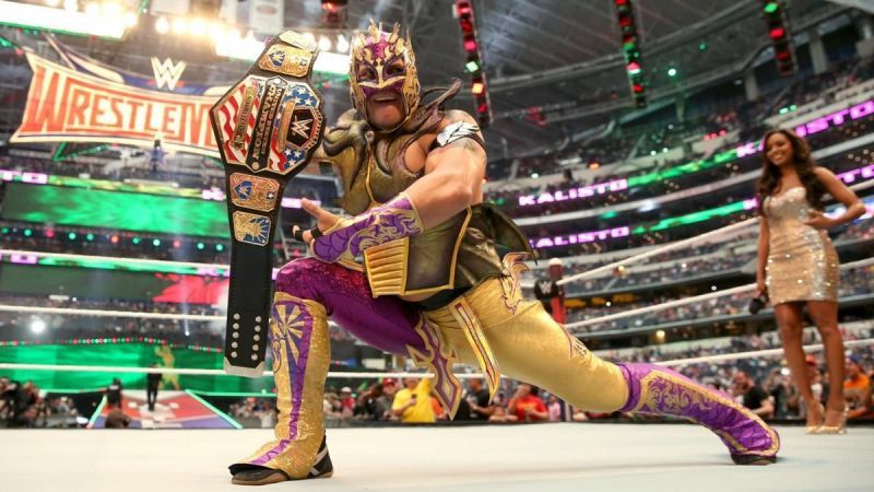 Kalisto as the United States Champion.