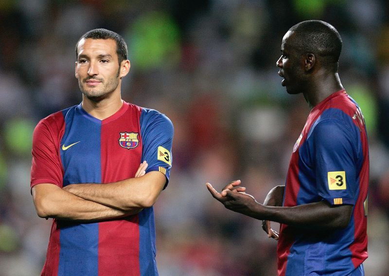 Gianluca Zambrotta (L) and Lilian Thuram