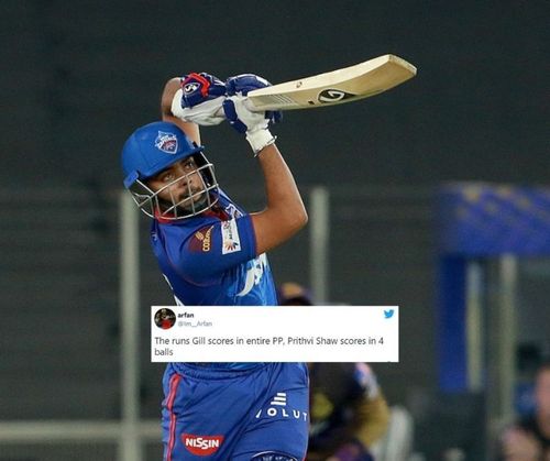 Prithvi Shaw's blistering 82 blew away KKR