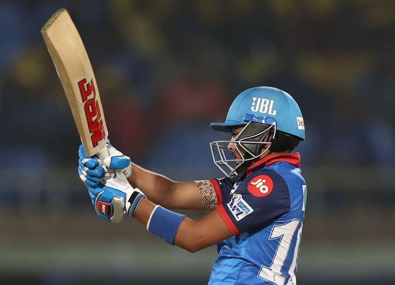 Prithvi Shaw in action during the IPL Qualifier last season
