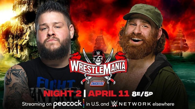 Logan Paul will accompany Sami Zayn at WrestleMania 37 against Kevin Owens