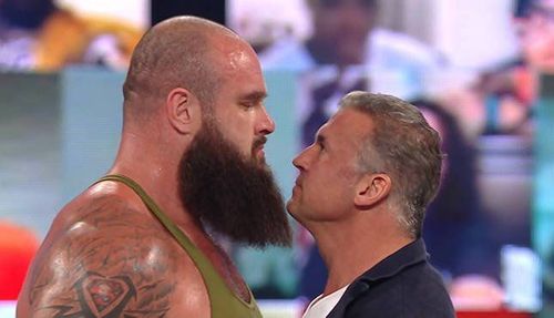 Braun Strowman and Shane McMahon