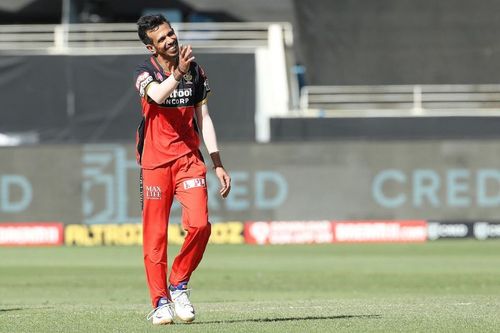 Yuzvendra Chahal after dismissing Rututraj Gaikwad (PC: Twitter)