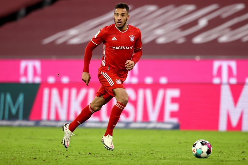 Corentin Tolisso in action for Bayern Munich