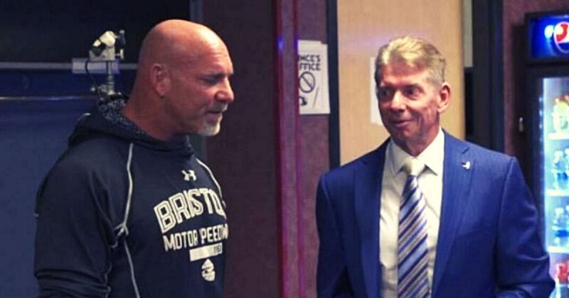 Goldberg and Vince McMahon.