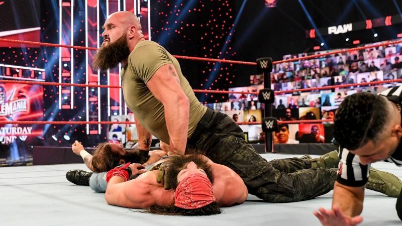 Braun Strowman won a 2-on-1 handicap match