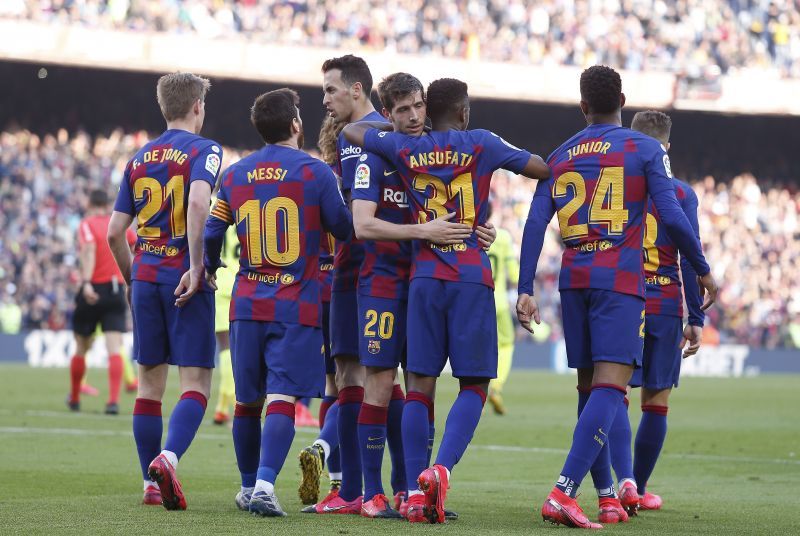 FC Barcelona welcome Getafe to the Camp Nou
