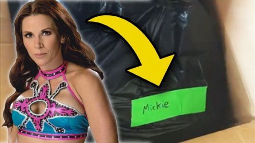 WWE sent Mickie James her belongings in a garbage bag