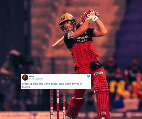 AB de Villiers' blistering 75* has taken RCB to a fighting total