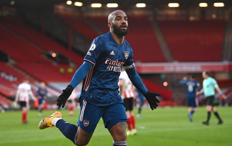 Alexandre Lacazette opened the scoring for Arsenal