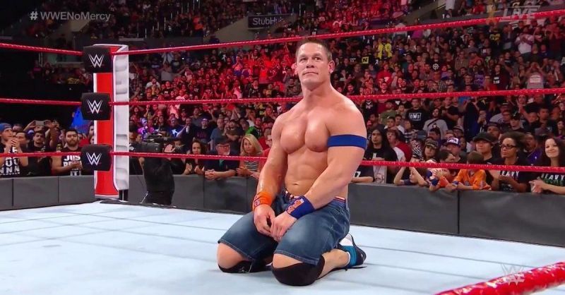 John Cena is on his last legs in WWE.