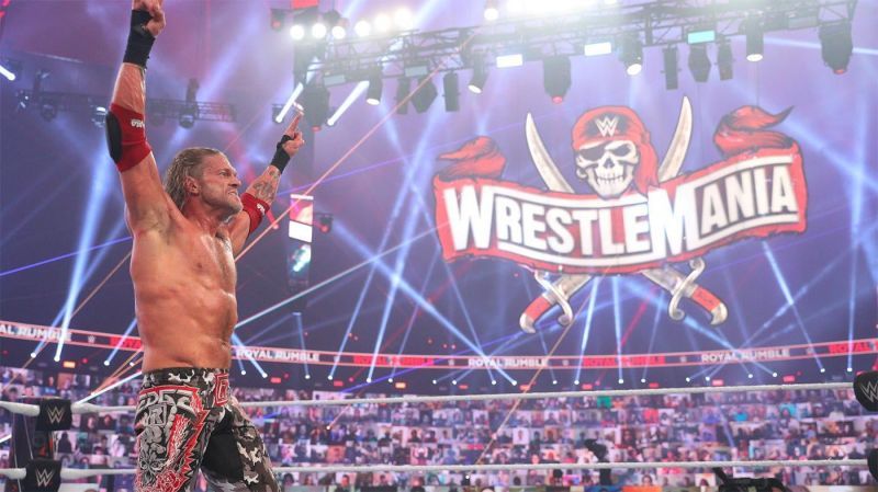 Edge won the 2021 men's Royal Rumble match