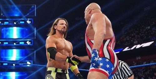 AJ Styles and Kurt Angle