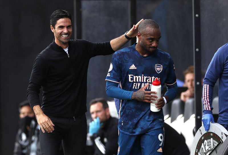 Arsenal boss Mikel Arteta has revealed that the club will address Alexandre Lacazette's contract situation this summer