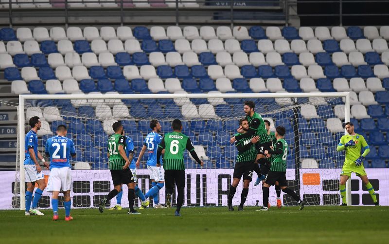 Sassuolo have a depleted squad