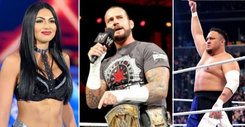 Billie Kay, CM Punk, and Samoa Joe