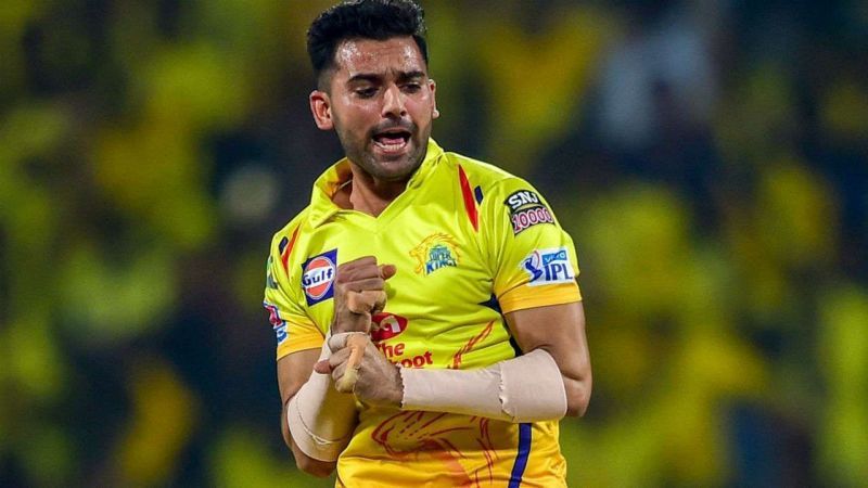 CSK's Deepak Chahar