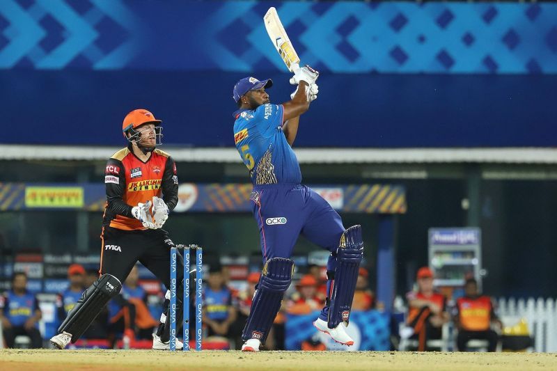 Pollard's sixes at the end made the difference for MI. (Image Courtesy: IPLT20.com)