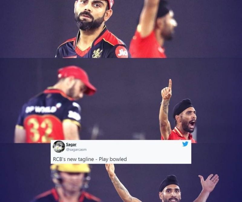 Harpreet Brar destroyed RCB with figures of 3-19