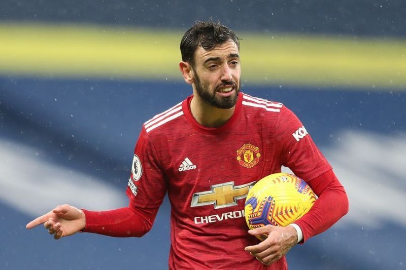 Bruno Fernandes netted a penalty in Man Utd&#039;s 1-6 defeat to Spurs earlier this season.