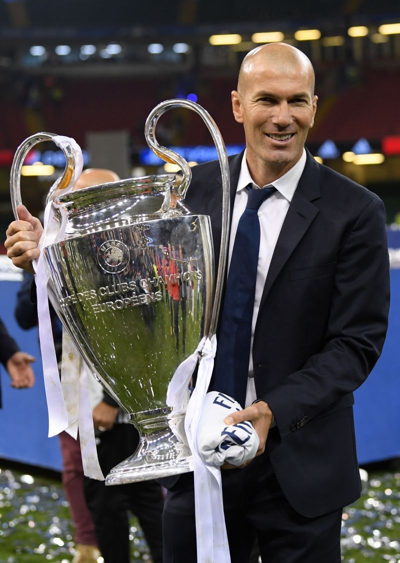 Real Madrid manager Zinedine Zidane